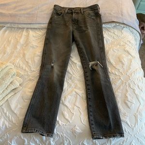 Lucky Brand High Waisted Grey Jeans